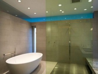 Asennus upotettu kylpyhuoneen valot