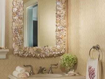 Materiali fatti a mano per la decorazione dello specchio del bagno