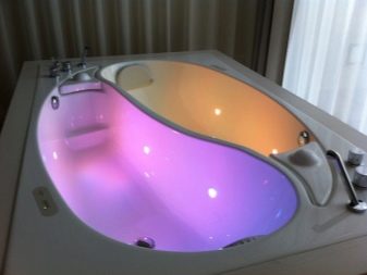 Materiale della vasca da bagno Yin-Yang per due