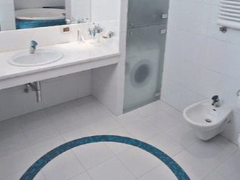 Glasskab til en vaskemaskine