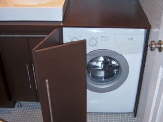 MDF-skab til en vaskemaskine