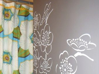 Valge šabloonvärv vannitoaseintele