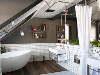 Design del bagno in loft