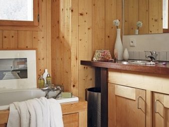 Dekorationer i badrummet som bild, vas