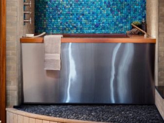 Pravokotna kad iz nerjavečega jekla