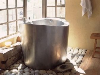 Okrogla kad iz nerjavečega jekla