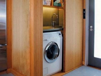 Wasmachine in de kast - de juiste plaats