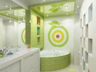 Mosaiikit kylpyhuoneen suunnittelussa