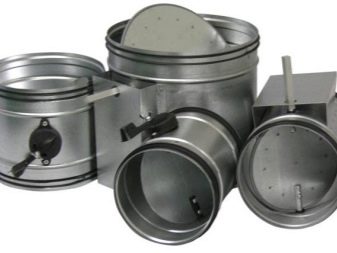 Spätné ventily ventilátora 