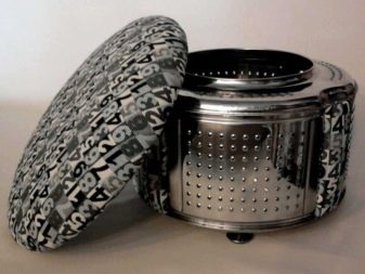 Vecchia lavatrice - pouf