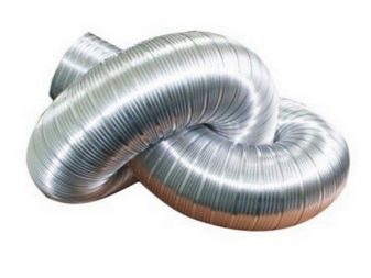 Korrugerad flexibel kanal för gasvärmare