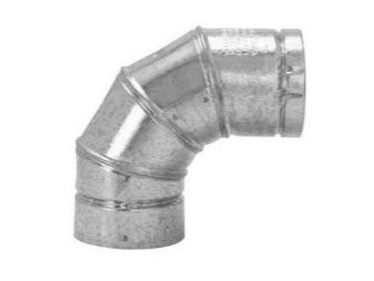 Rökkanal i galvaniserat stål för gasapparater