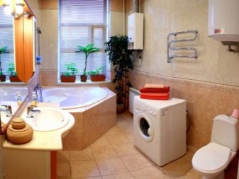 Chauffe-eau à gaz dans la salle de bains