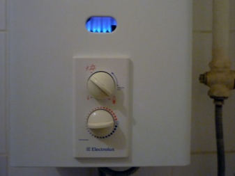 plynový sloupec Electrolux