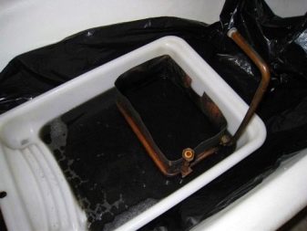 Limpieza del serpentín de un aparato de gas