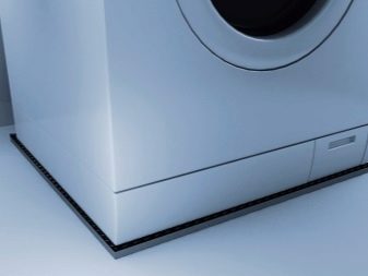 Anti-vibration mat under the washing machine