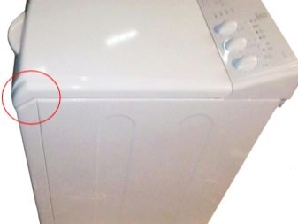 Aspetto difettoso della lavatrice