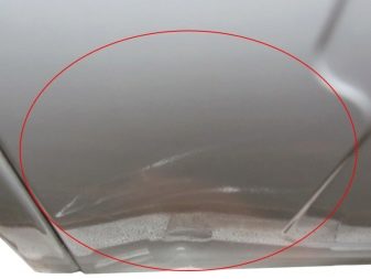 La rondella ha un aspetto difettoso