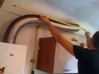 Gewelltes Aluminiumrohr für eine Gasentnahmestelle