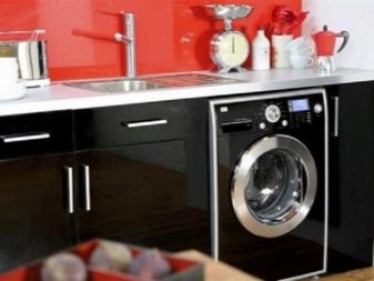 must pesumasin köögis