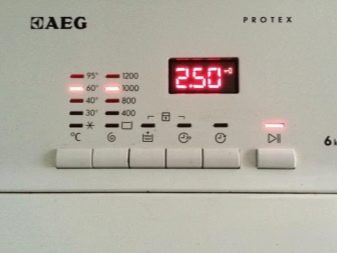 Ovládací panel pračky AEG