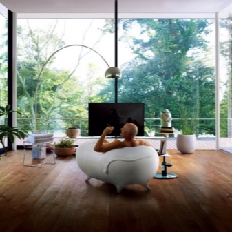 Designerbadkar med en originell form