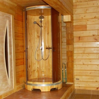 Circular shower enclosure