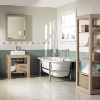 Kopalnica v podeželskem slogu