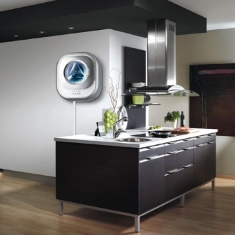 Монтирана на стената перална машина