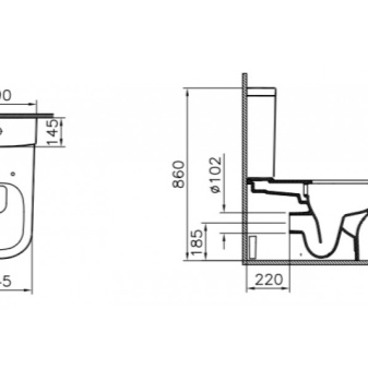 Installatieschema randloze WC