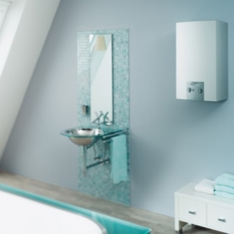 Plinski grelnik vode v kopalnici