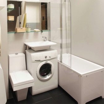 Set - wasmachine met wasbak