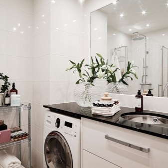 Machine à laver sous le plan de travail