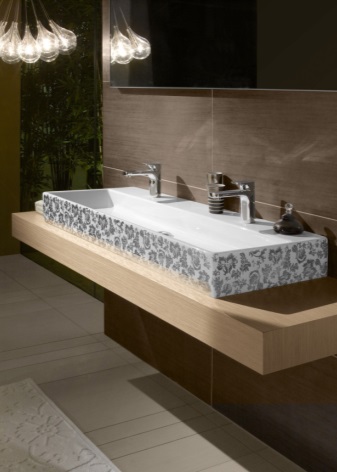 Lavello da bagno sospeso