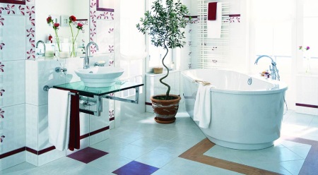 Keraamilised plaadid vannitoas