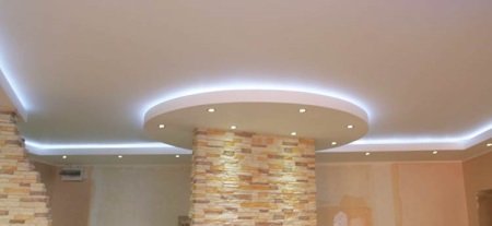 Tecto de gesso cartonado na casa de banho