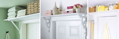 Planken boven de deuropening