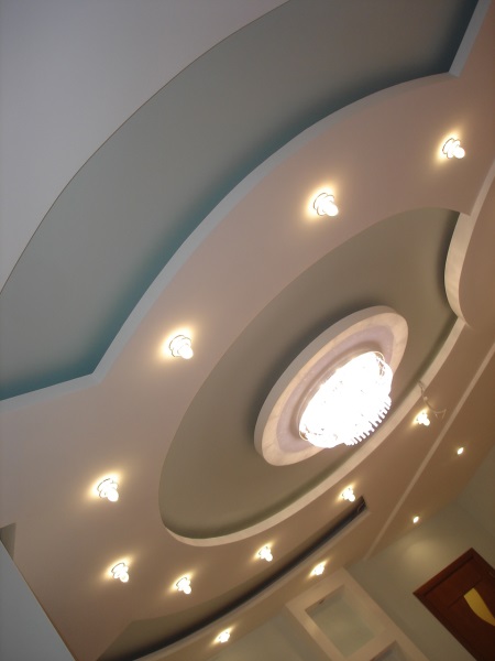 Preparações da superfície do tecto