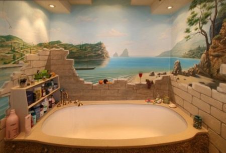 Fixarea căzii de baie la perete