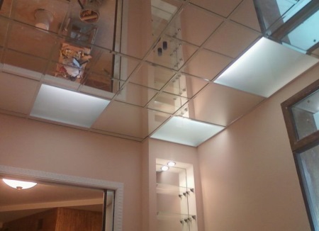 Clear reflective ceiling