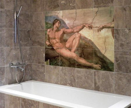 Tegel badkamer ontwerp