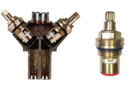 Kauha ja venttiili sekoittimelle