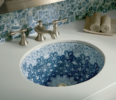 Porzellan-Waschbecken