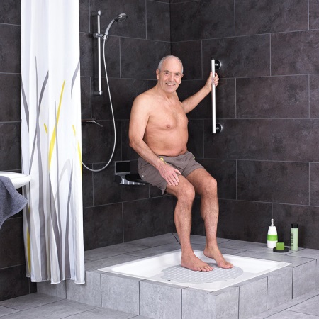 Парапет от хром за душ