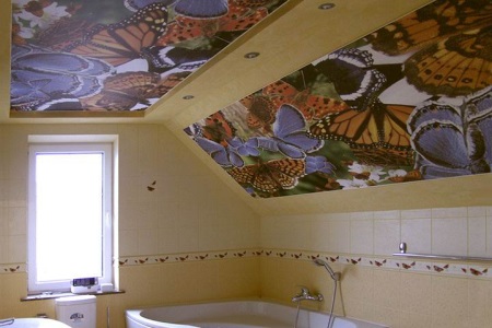 Stretch tak i badrummet