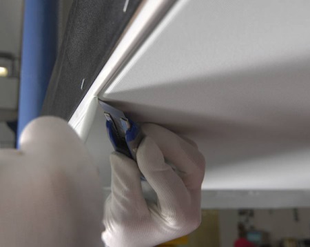 Montering av sömlöst tak