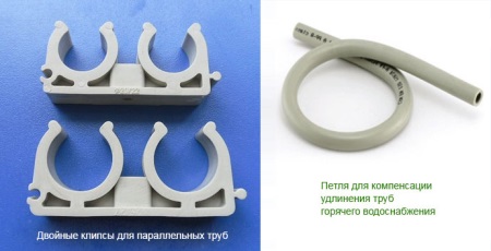 clamps for fixing pipes