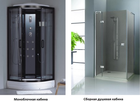 előregyártott és monoblokk zuhanykabinok