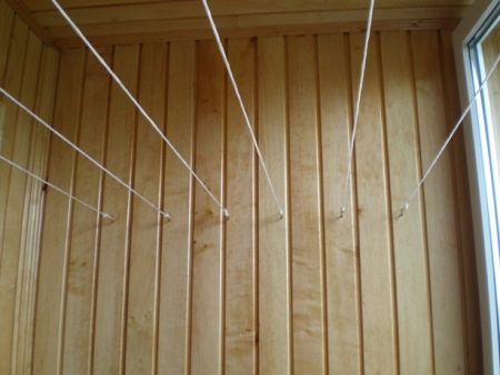 A ruhaszárító kötélből