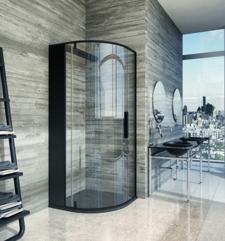 shower enclosure without a tray